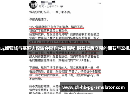 成都蓉城与塞超边锋转会谈判内幕揭秘 揭开幕后交易的细节与玄机